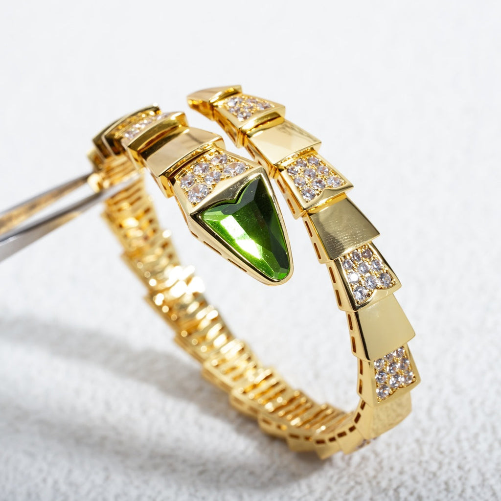 BVLGARI SERPENTI BRACELET GOLD DIAMOND