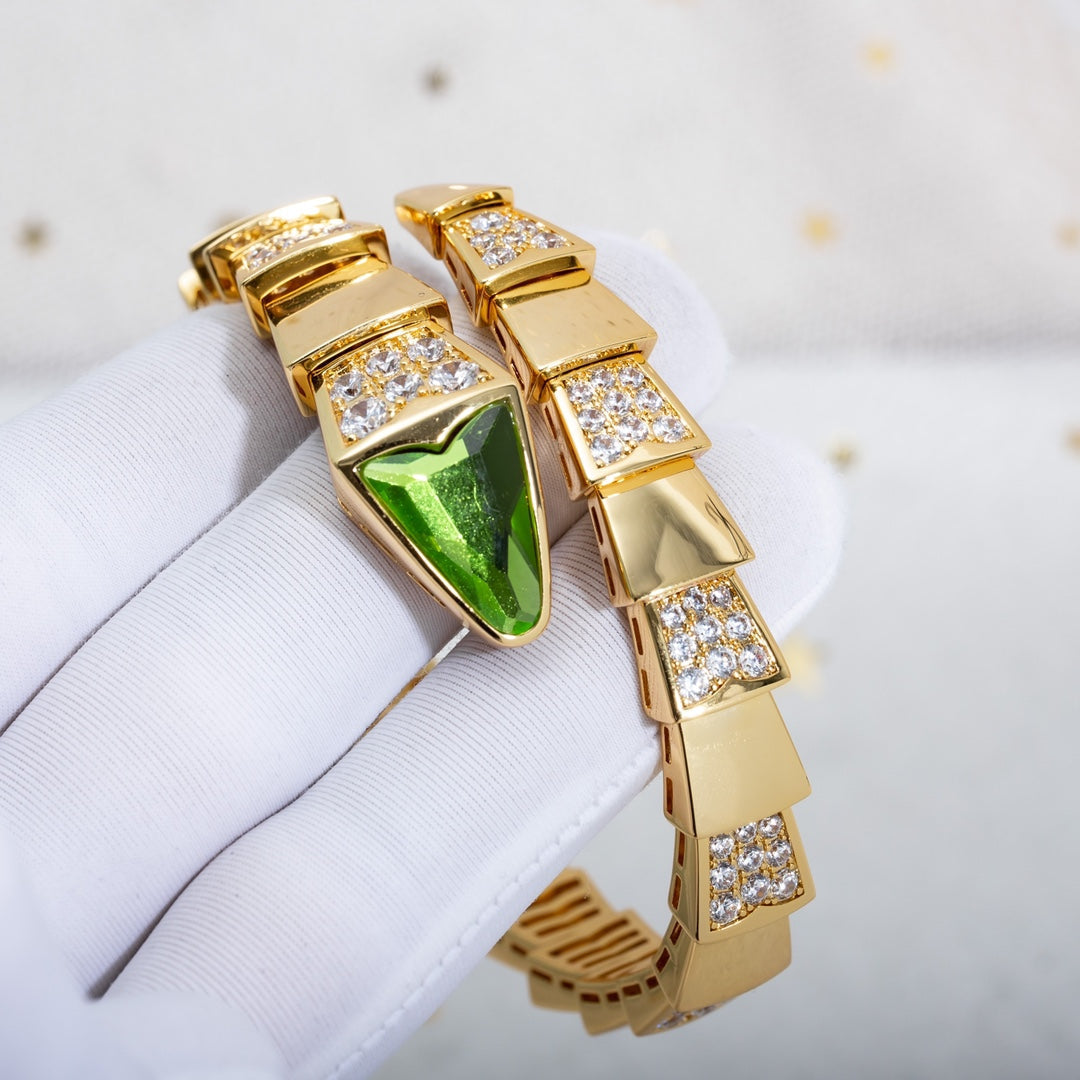 BVLGARI SERPENTI BRACELET GOLD DIAMOND