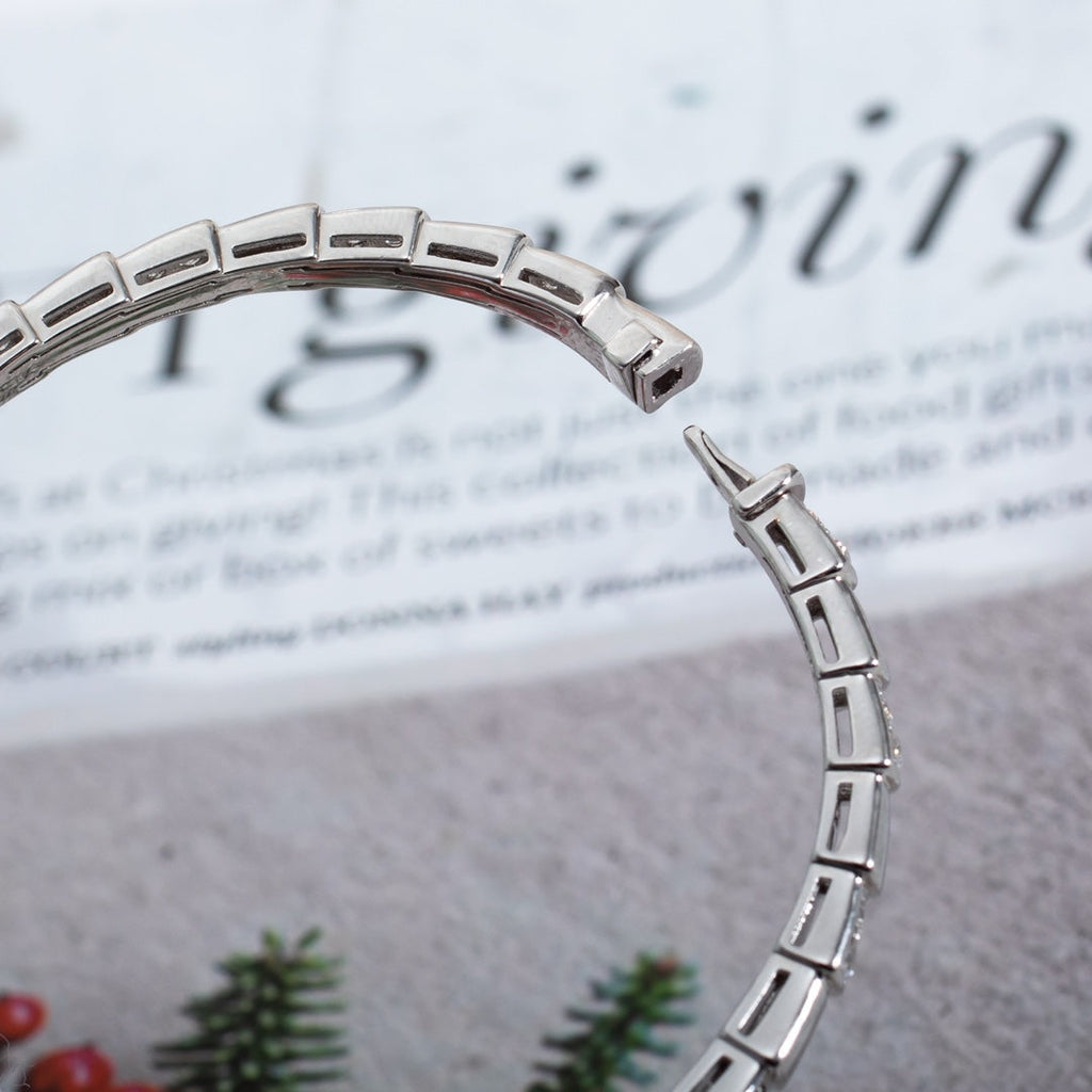 BVLGARI SERPENTI BRACELET SILVER DIAMOND