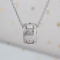 BVLGARI PARENTESI NECKLACE SILVER DIAMOND
