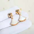 BVLGARI DREAM MOP PINK GOLD EARRINGS