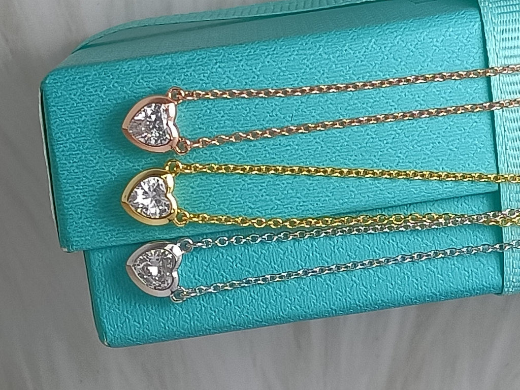 TIFFANY HEART BIG DIAMOND NECKLACE
