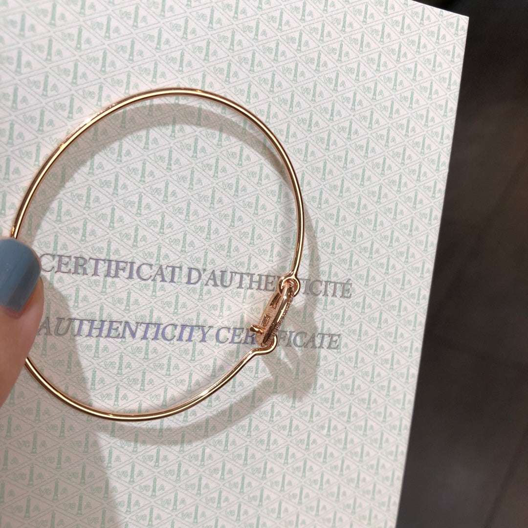 HERMES CHAINE BRACELET DIAMOND
