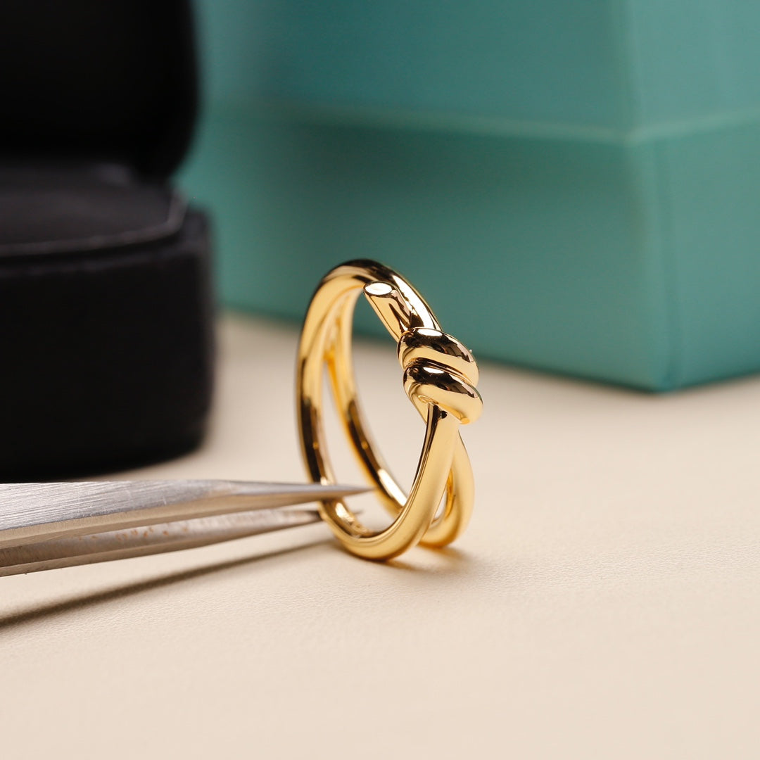 TIFFANY KNOT RING GOLD