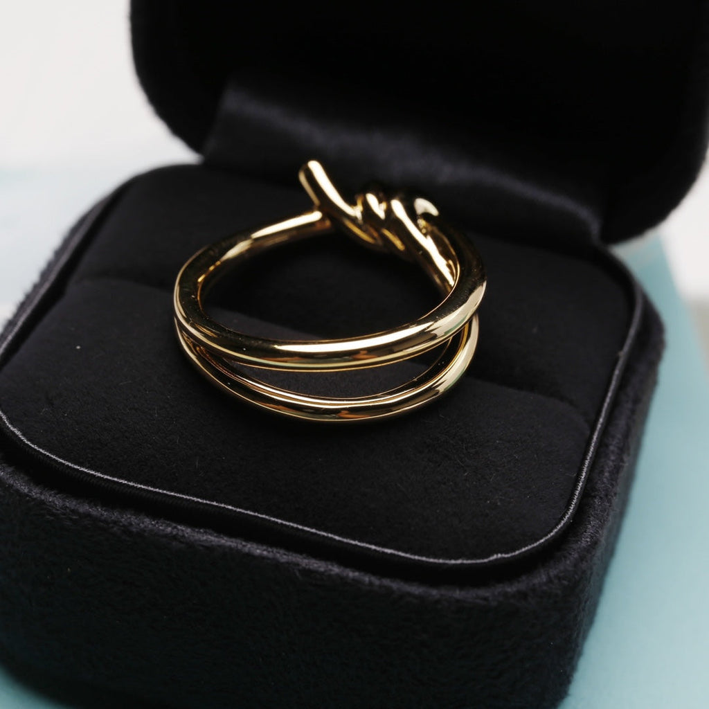 TIFFANY KNOT RING GOLD