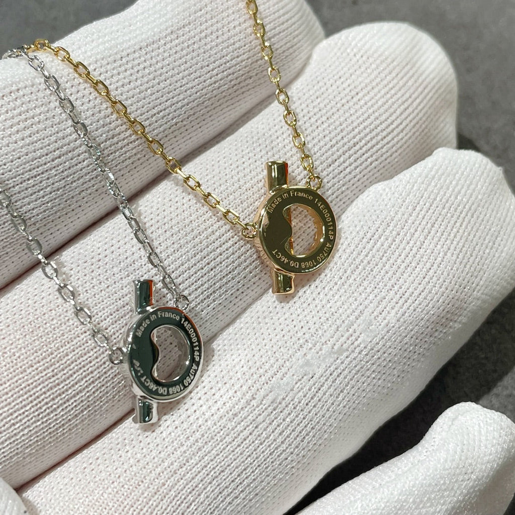 HERMES ECHAPEE NECKLACE DIAMOND