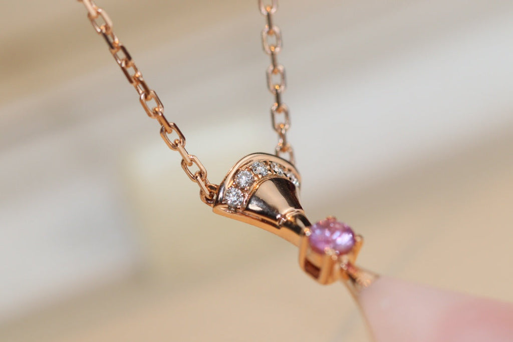BVLGARI DREAM NECKLACE PINK MOP DIAMOND