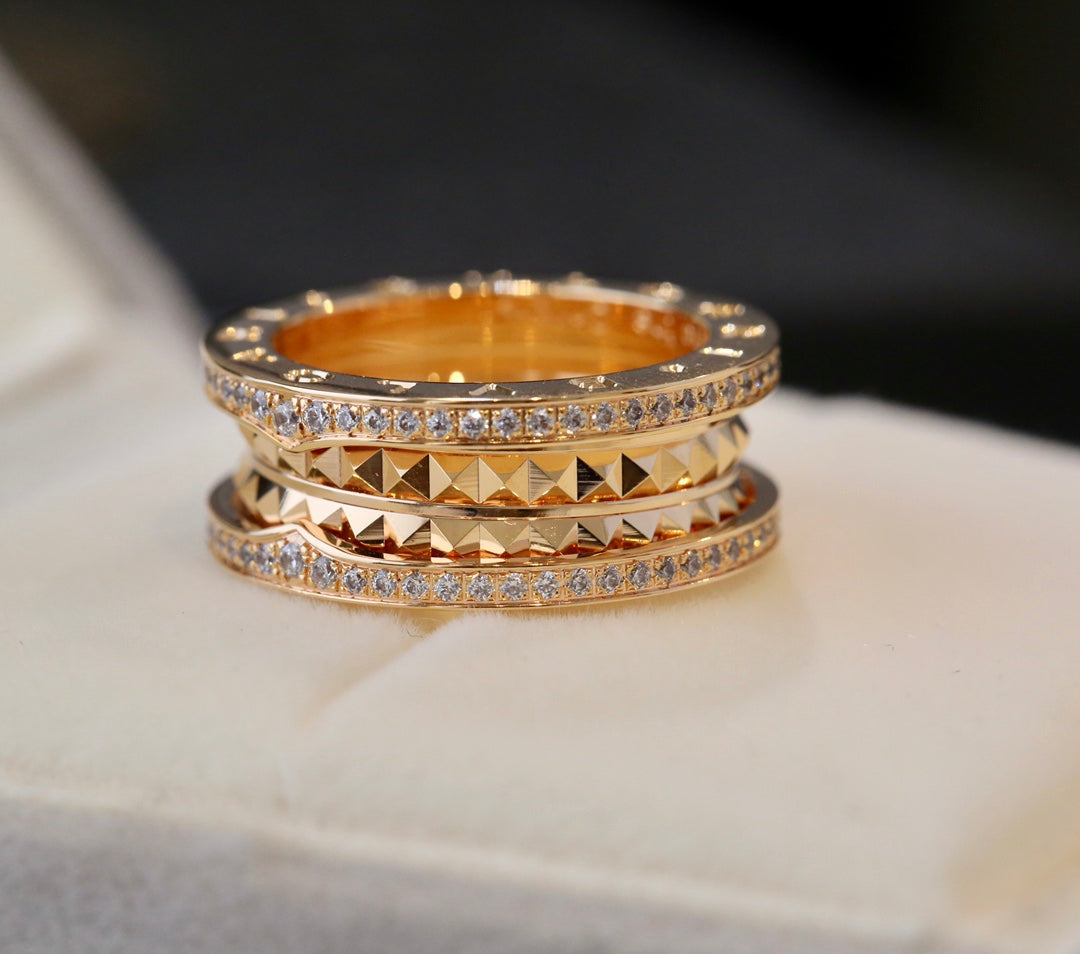 BVLGARI ZERO 1 GOLD DIAMOND RING