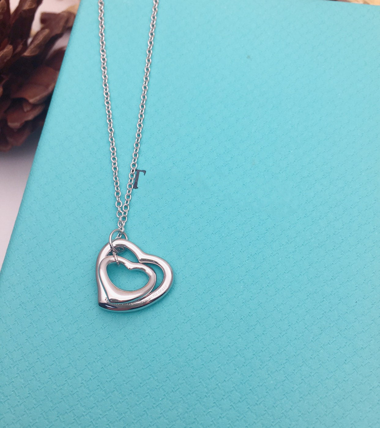 TIFFANY OPEN HEART SILVER NECKLACE