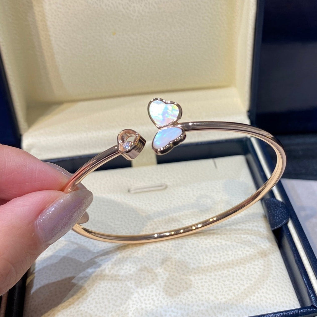 CHOPARD HAPPY HEART MOP PINK GOLD