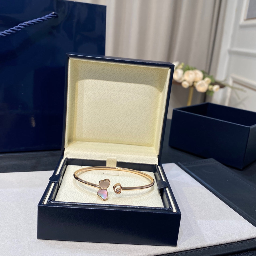 CHOPARD HAPPY HEART MOP PINK GOLD