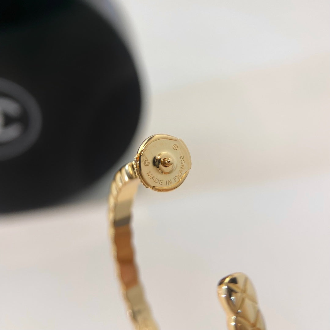 Chanel Crush Diamond Hoop Earrings