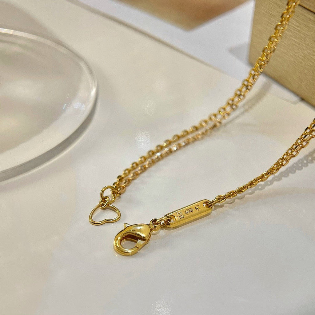 CHOPARD HAPPY HEART DIAMOND GOLD NECKLACE