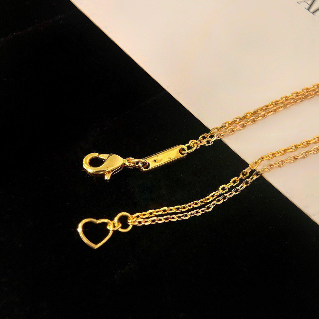 CHOPARD HAPPY HEART DIAMOND GOLD NECKLACE