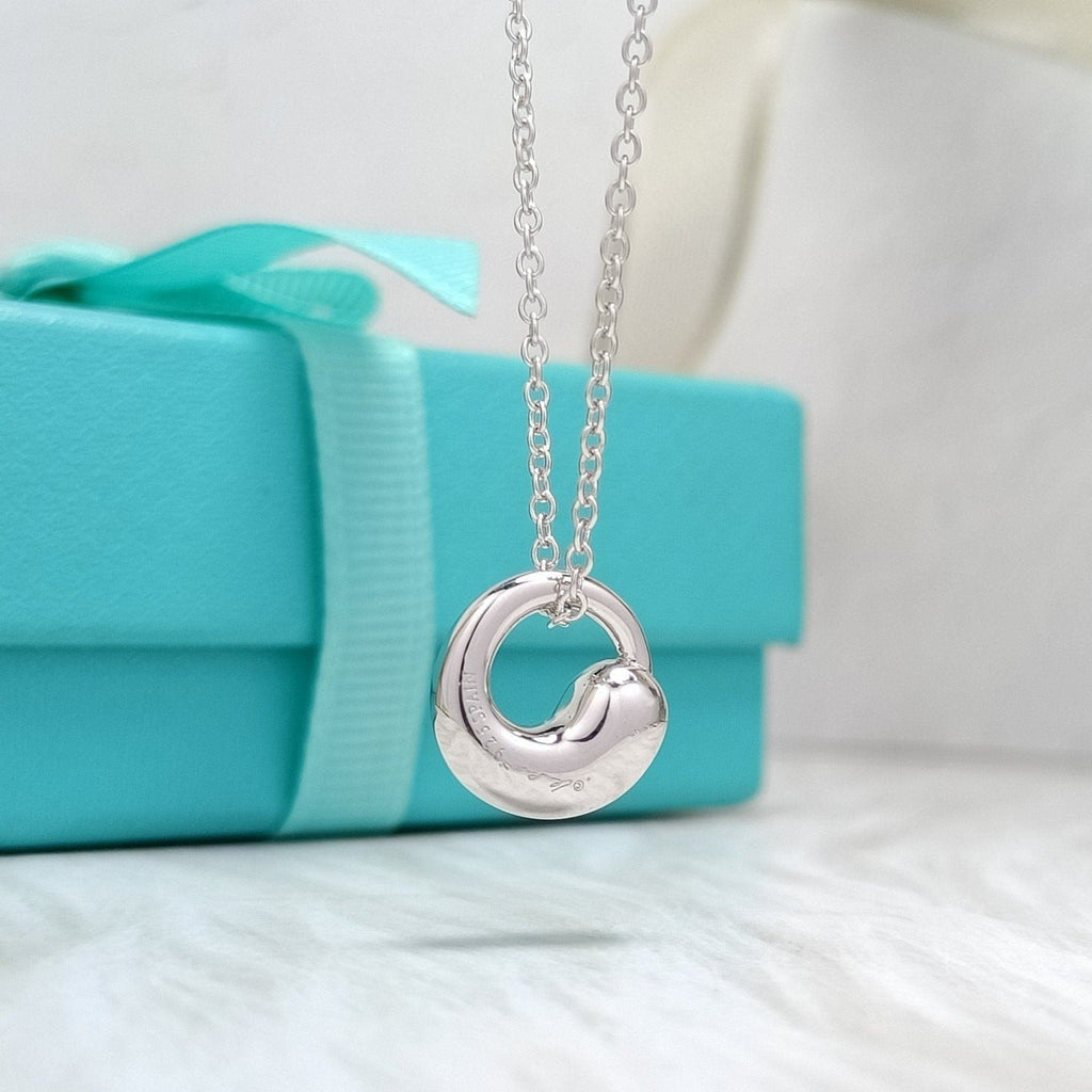 TIFFANY SNAIL PEDANT SILVER NECKLACE
