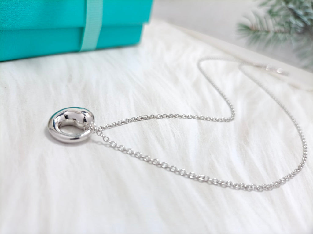 TIFFANY SNAIL PEDANT SILVER NECKLACE