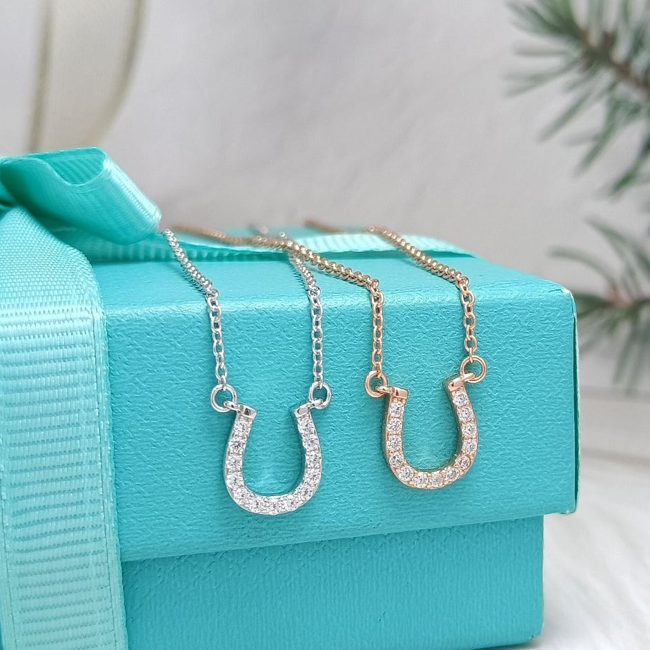 TIFFANY U DIAMONDS PEDANT NECKLACE