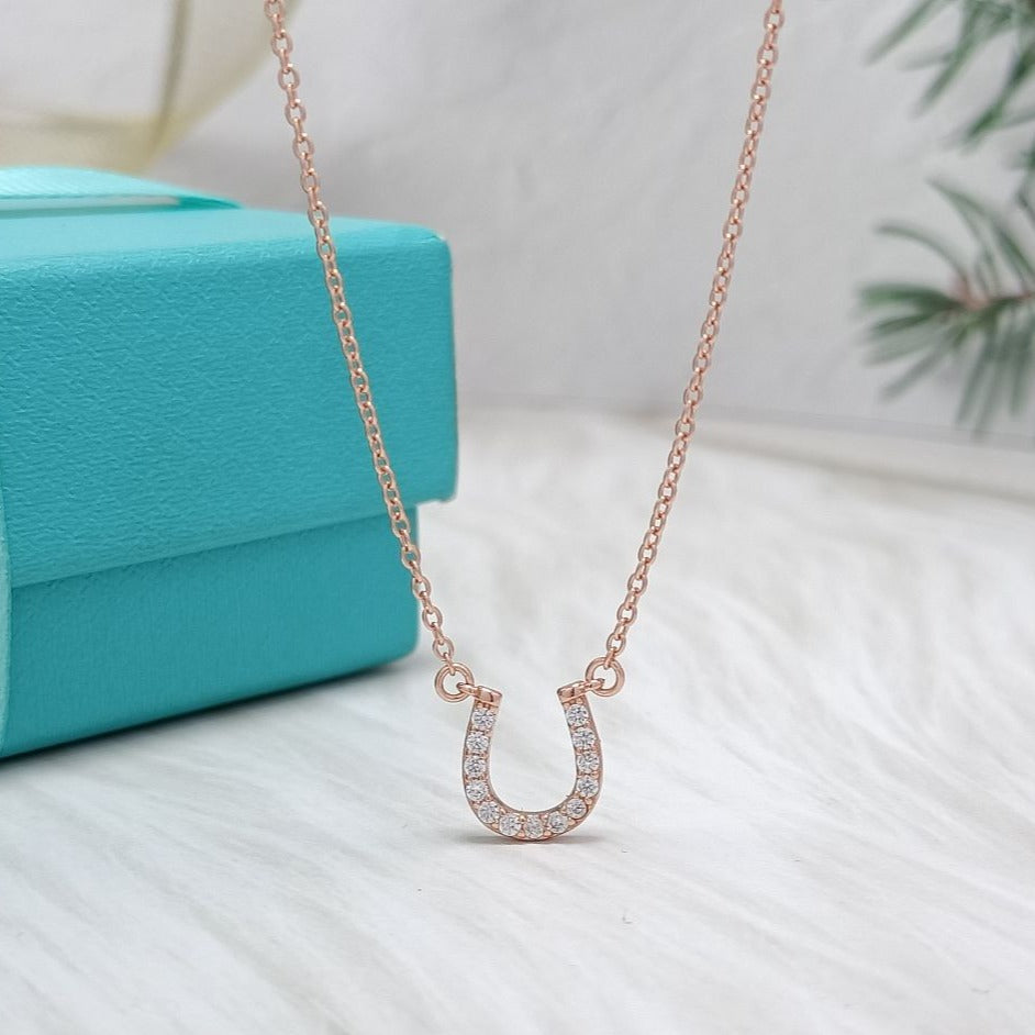 TIFFANY U DIAMONDS PEDANT NECKLACE
