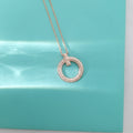 TIFFANY T WIRE PEDANT DIAMOND NECKLACE