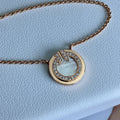 TIFFANY T DIAMOND CIRCLE PEDANT NECKLACE