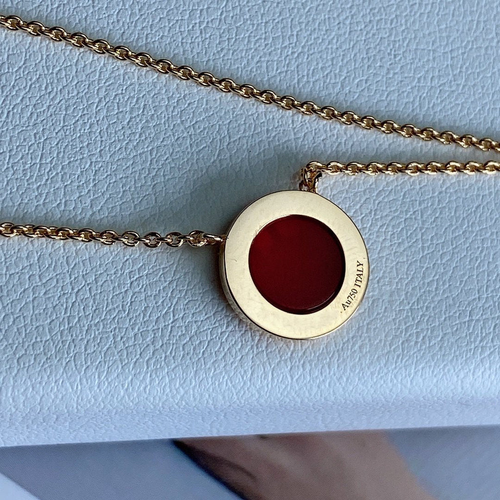 TIFFANY T DIAMOND CIRCLE PEDANT NECKLACE