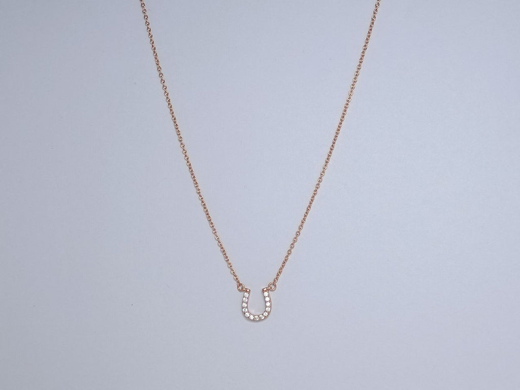TIFFANY U PEDANT DIAMOND NECKLACE