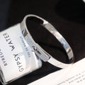 HERMES KELLY SILVER DIAMOND BRACELET