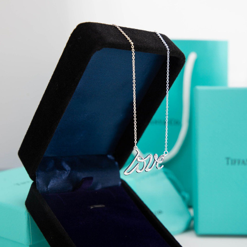TIFFANY PALOMA S GRAFFITI LOVE NECKLACE