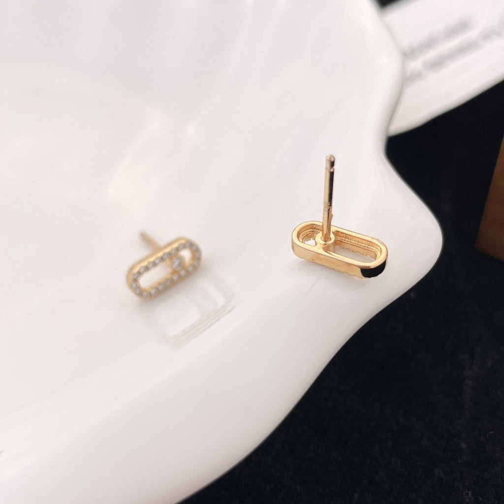CHAUMET MOVE UNO DIAMOND SMALL EARRINGS