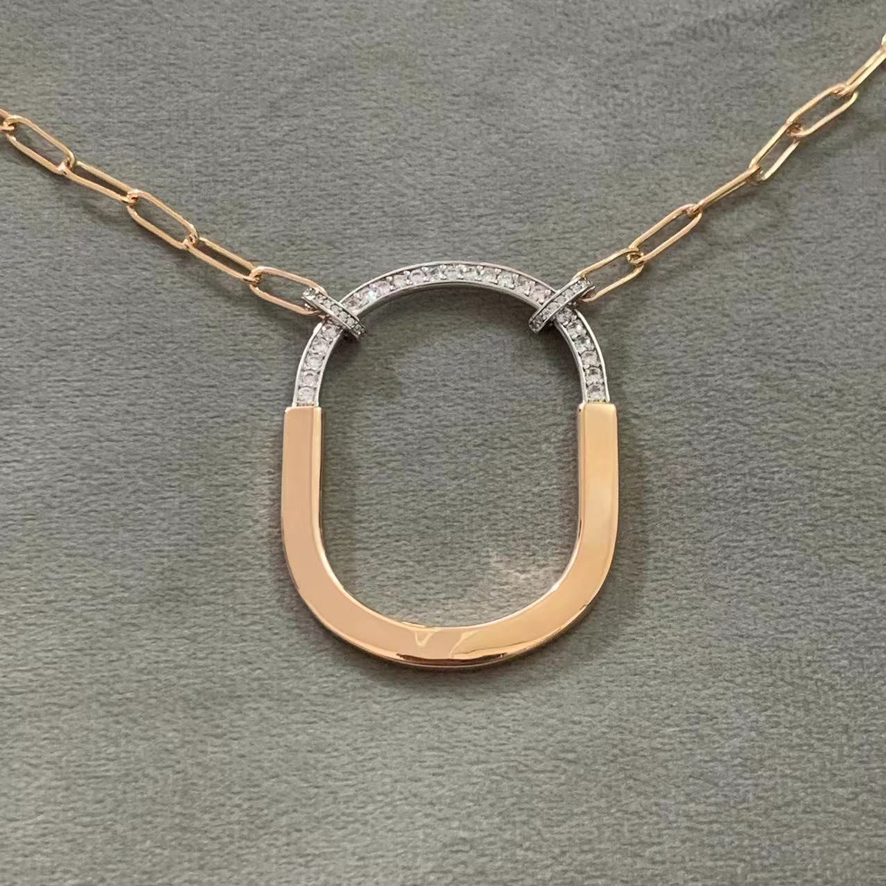TIFFANY LOCK DIAMOND NECKLACE