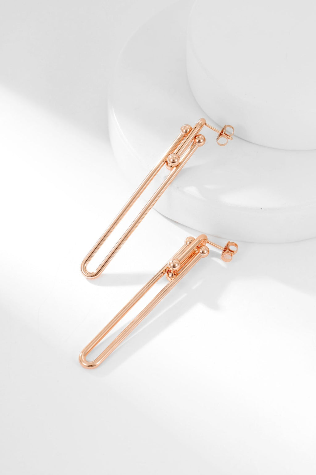 TIFFANY HARDWEAR LONG DROP EARRINGS