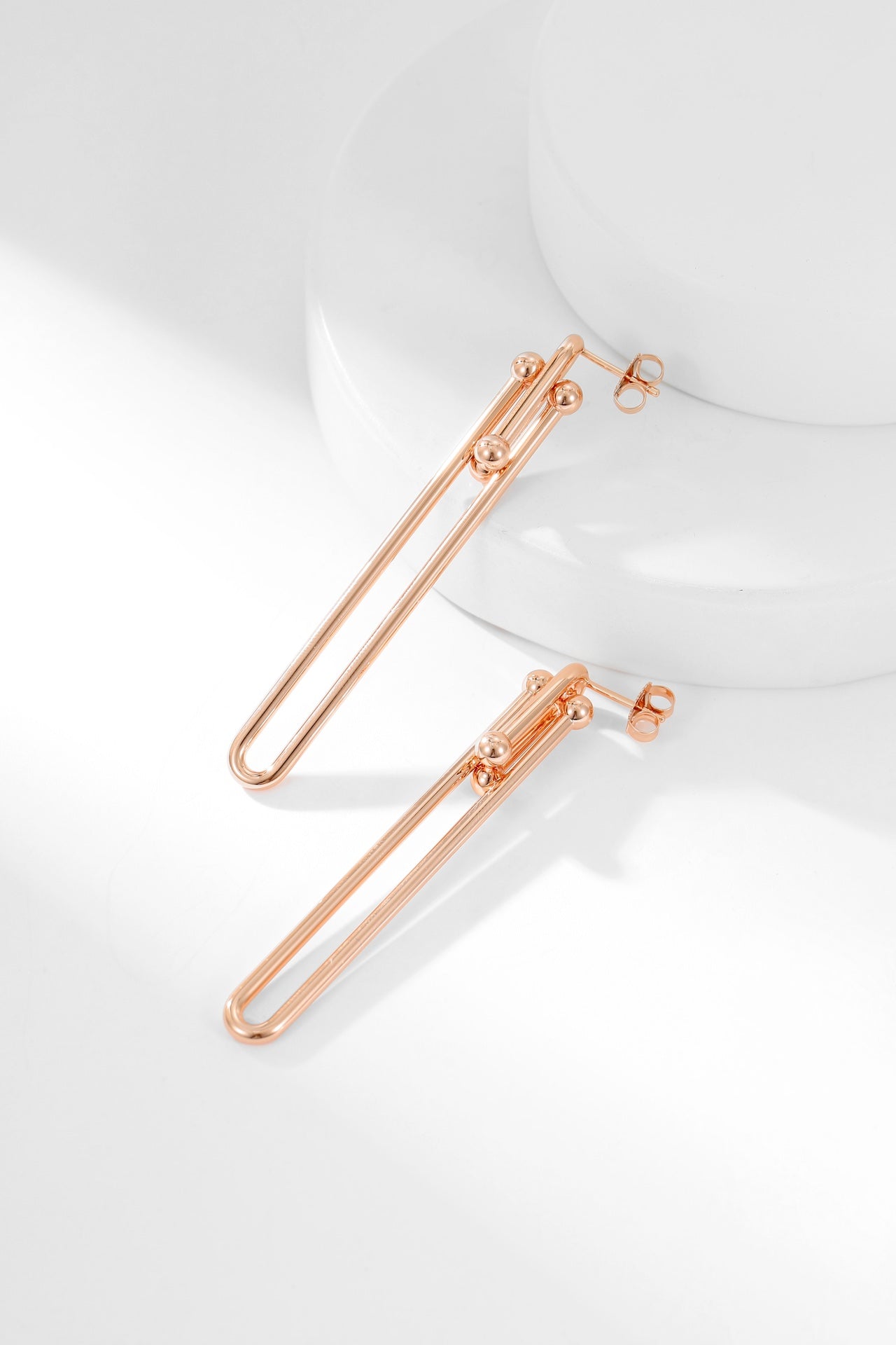 TIFFANY HARDWEAR LONG DROP EARRINGS
