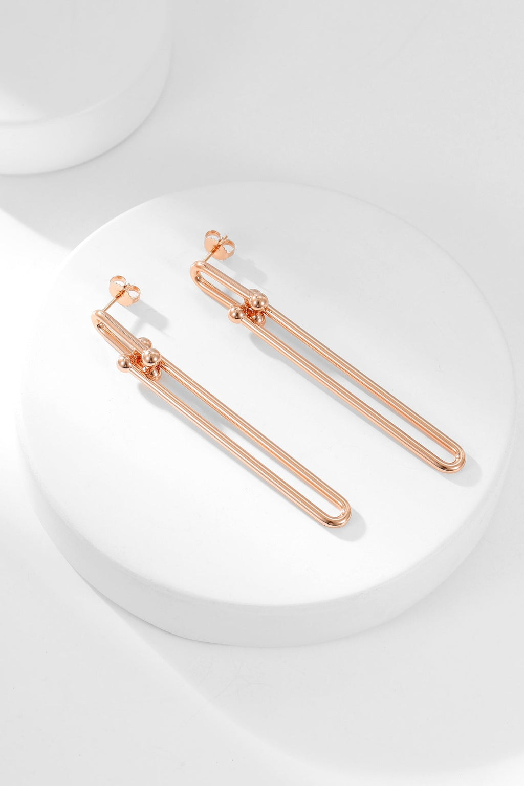 TIFFANY HARDWEAR LONG DROP EARRINGS