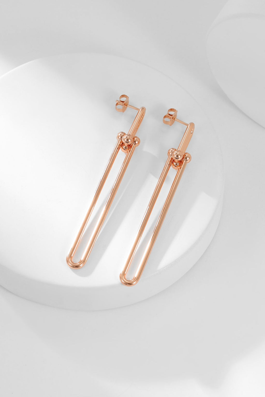 TIFFANY HARDWEAR LONG DROP EARRINGS