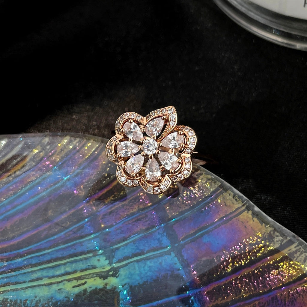 CHOPARD PRECIOUS PINK GOLD DIAMOND RING