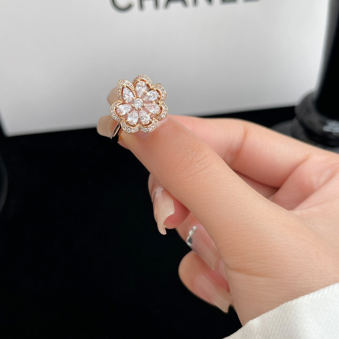 CHOPARD PRECIOUS PINK GOLD DIAMOND RING