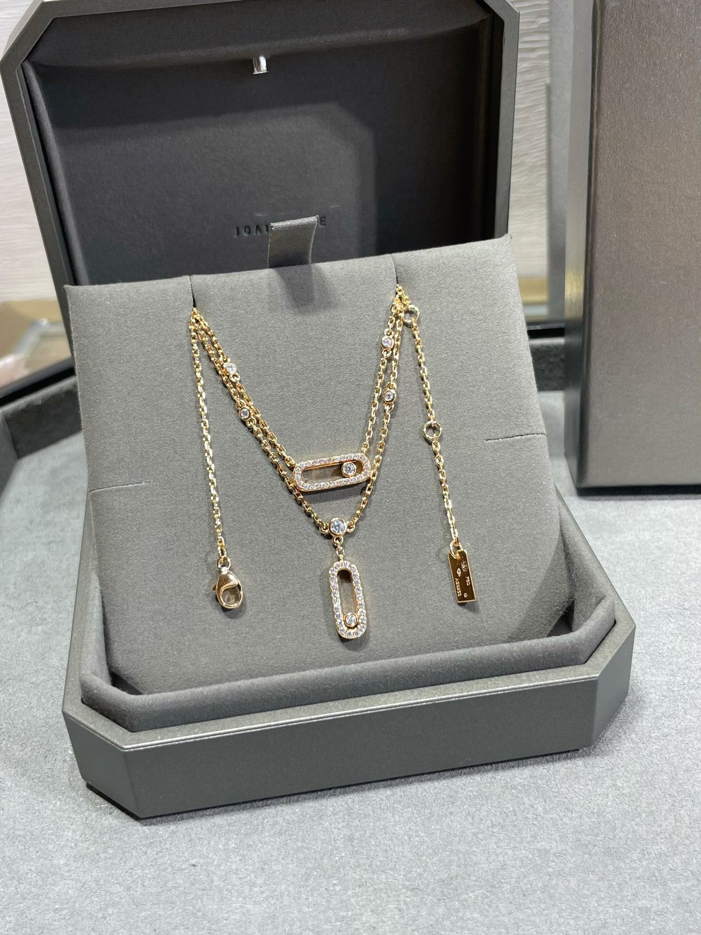 MESSIKA MOVE 2 ROW DIAMOND NECKLACE