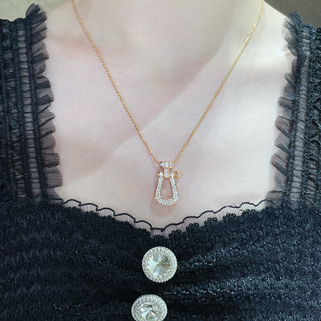 DIOR FORCE 10 LARGE MODEL DIAMOND NECKALCE