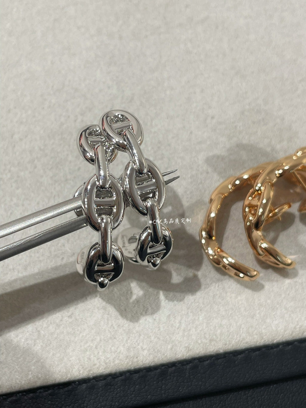 HERMES CHAINE ANCRE EARRINGS