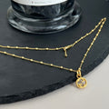 GUCCI GG BALL CHAIN GOLD NECKLACE