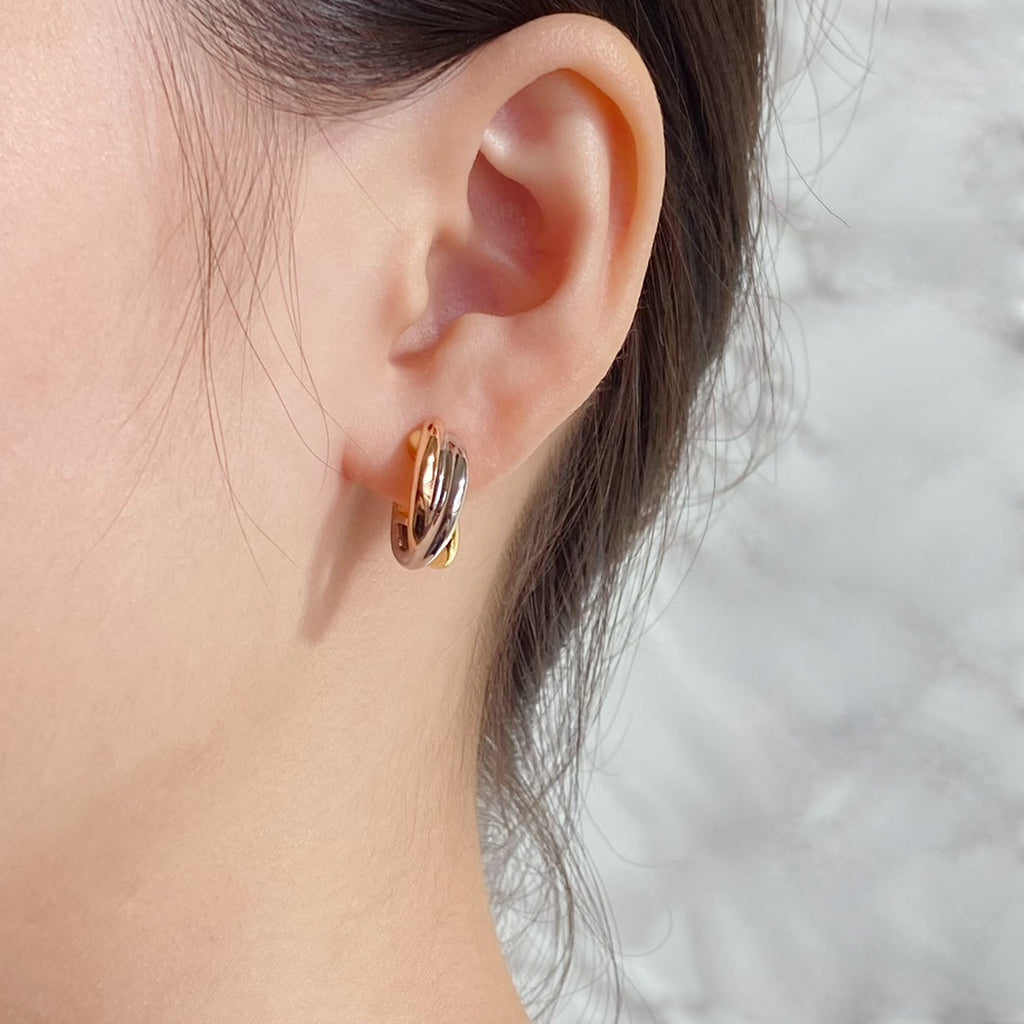 HERMES TRINITY EARRINGS