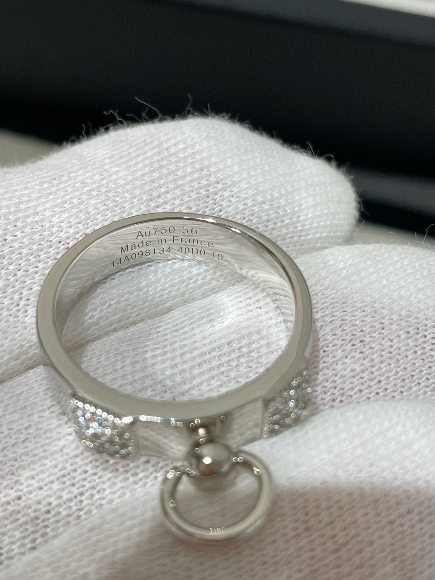 HERMES CDC DIAMOND SMALL RING
