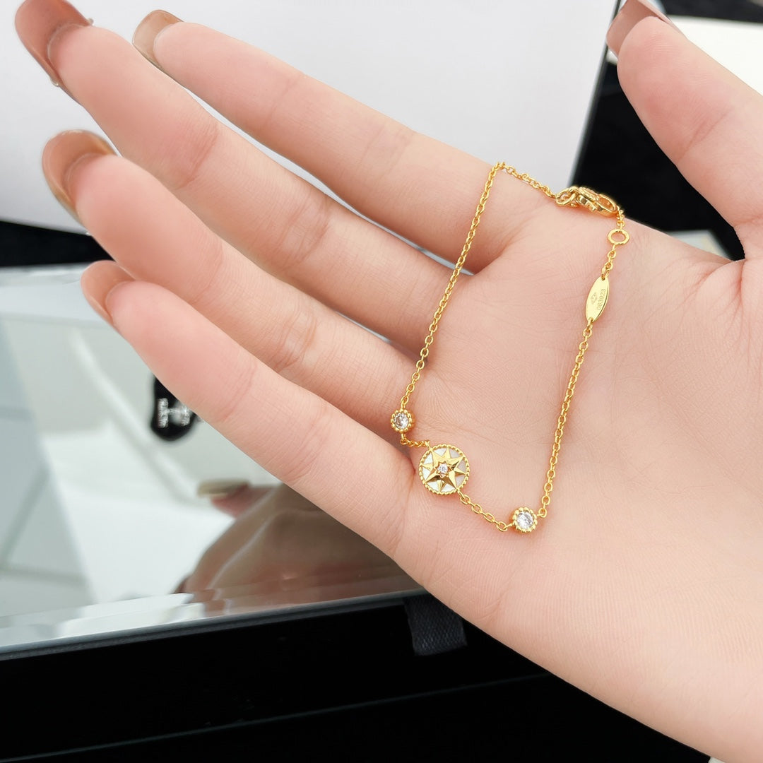 DIOR LUCKY STAR 1 MOTIF 2 DIAMOND BRACELET