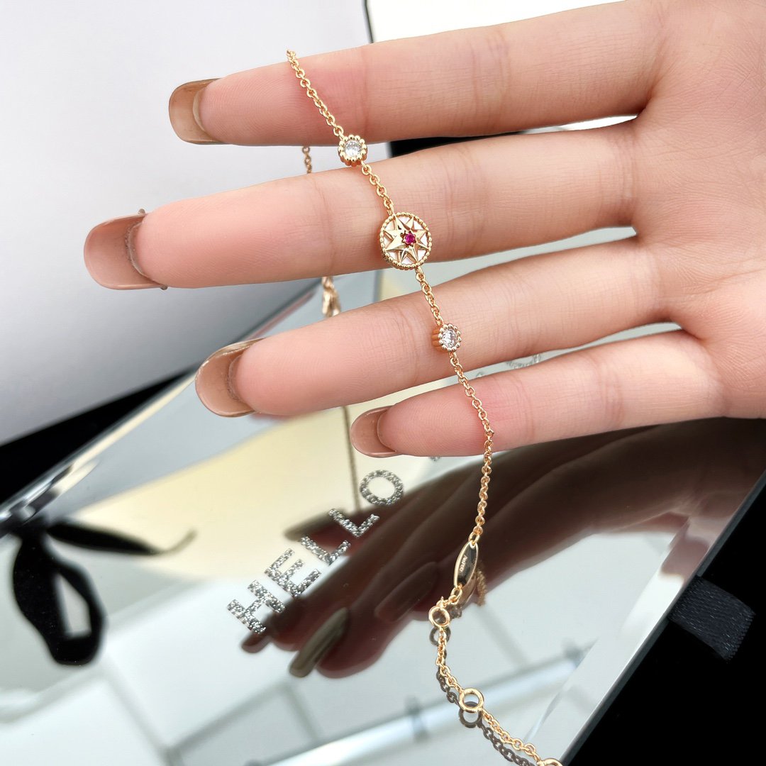 DIOR LUCKY STAR 1 MOTIF 2 DIAMOND BRACELET