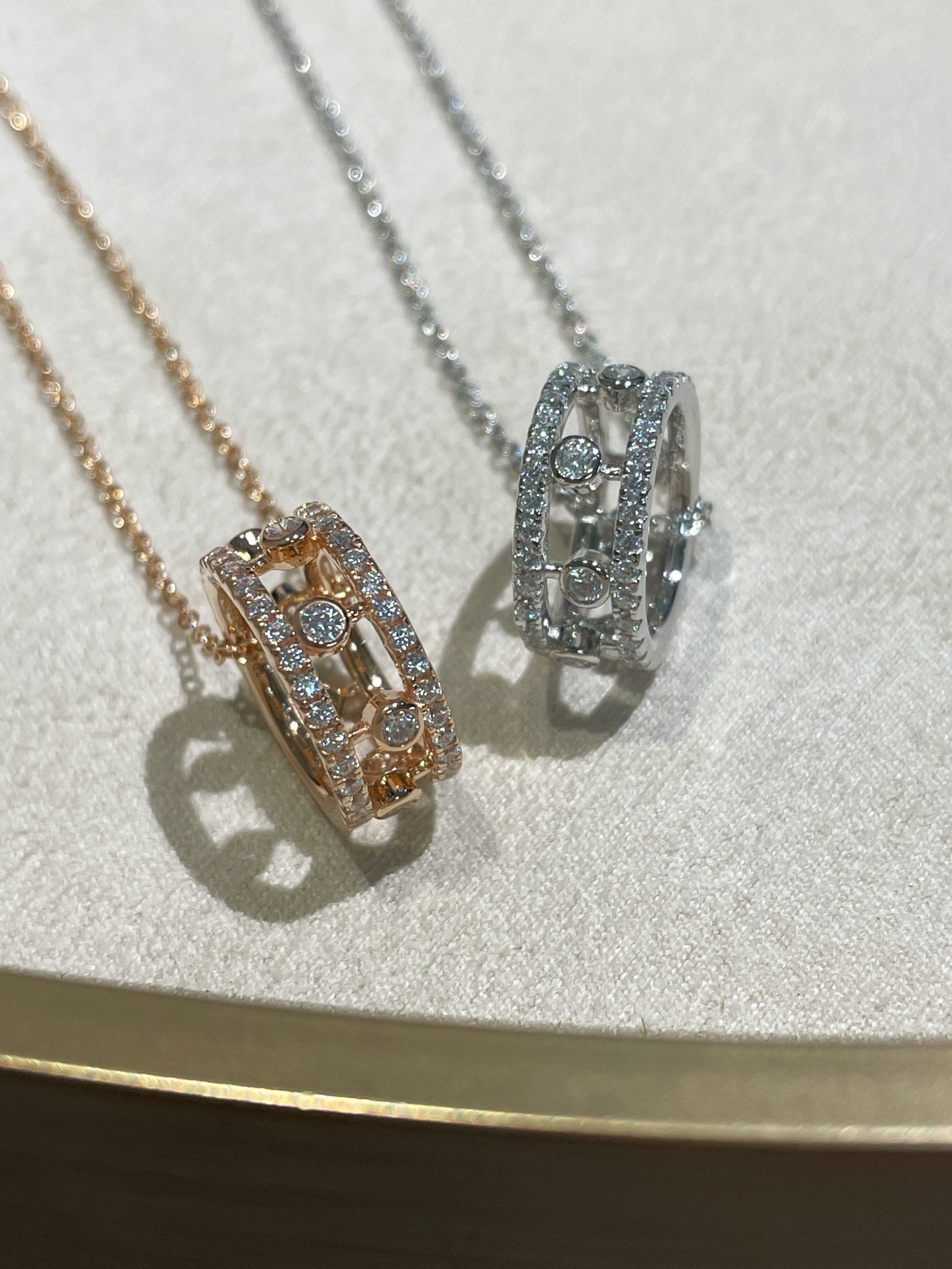 CHAUMET DEWDROP DIAMOND NECKLACE