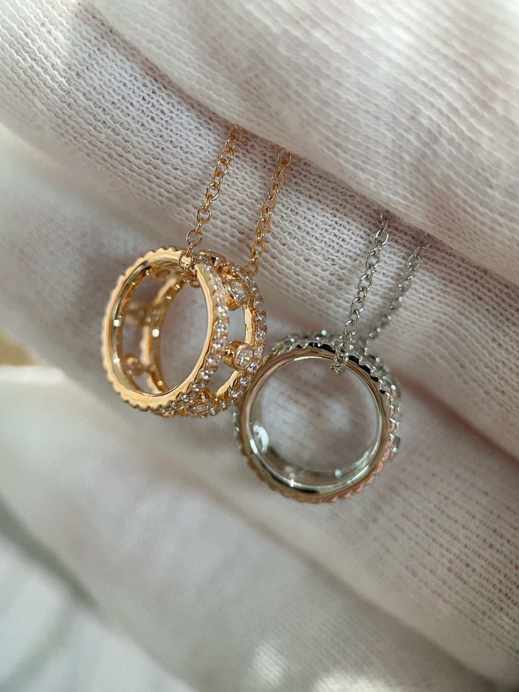 CHAUMET DEWDROP DIAMOND NECKLACE