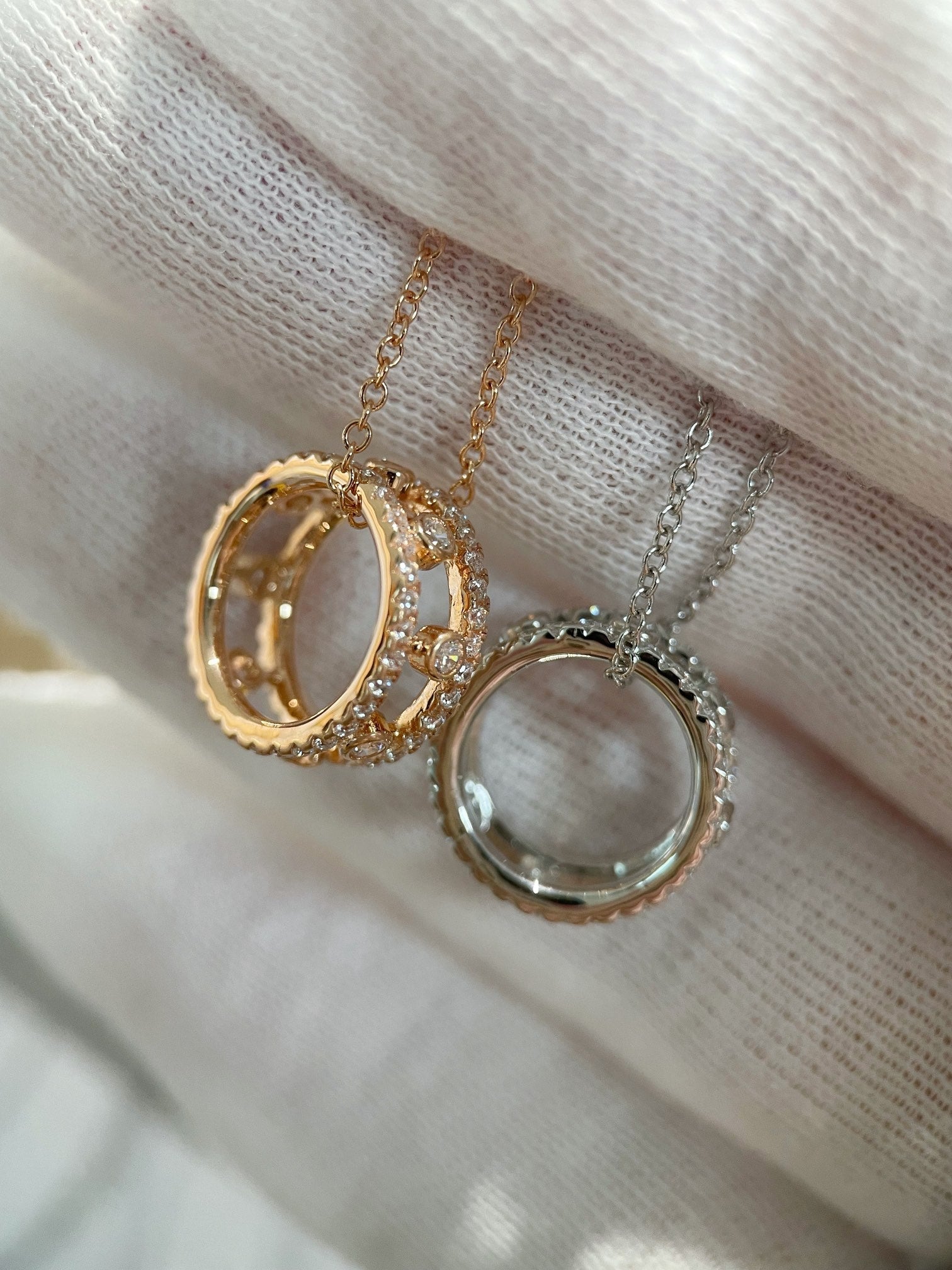 CHAUMET DEWDROP DIAMOND NECKLACE