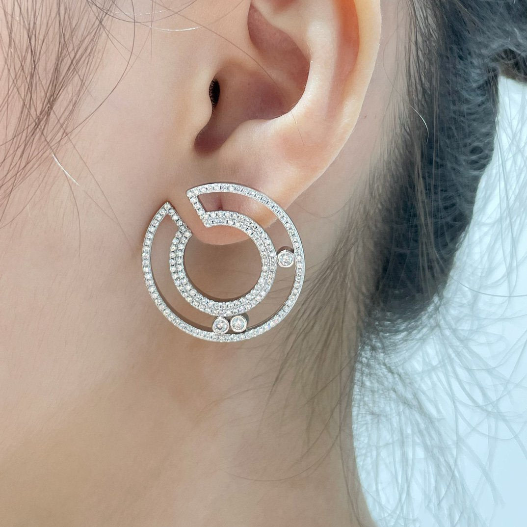MESSIKA MOVE ROMANE HOOP EARRINGS