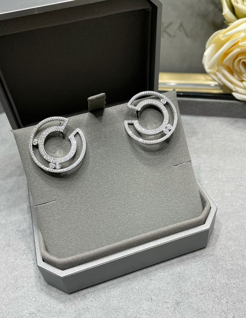 MESSIKA MOVE ROMANE HOOP EARRINGS