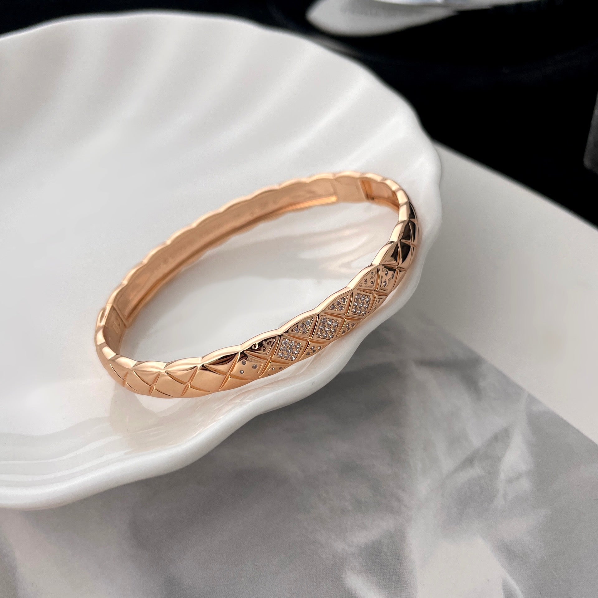 Chanel Crush Bracelet Quilted Diamond